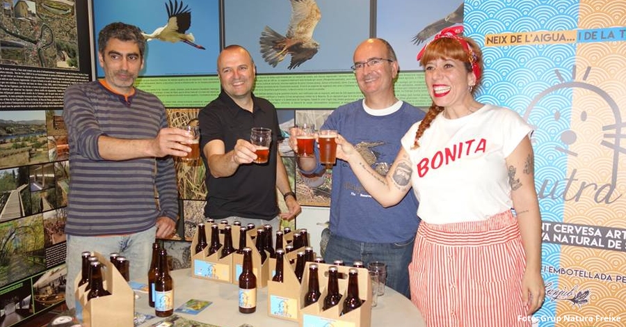 Presentada la cervesa artesana de la Reserva Natural de Sebes: Lutra