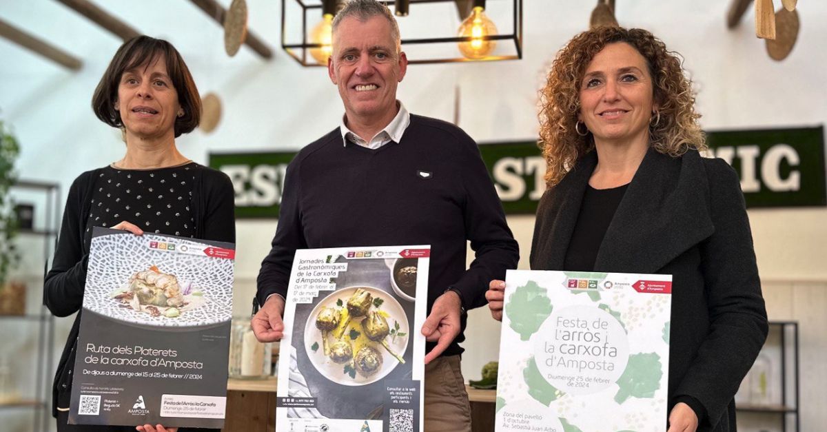 Amposta inicia el compte enrere per a la Festa de lArrs i la Carxofa