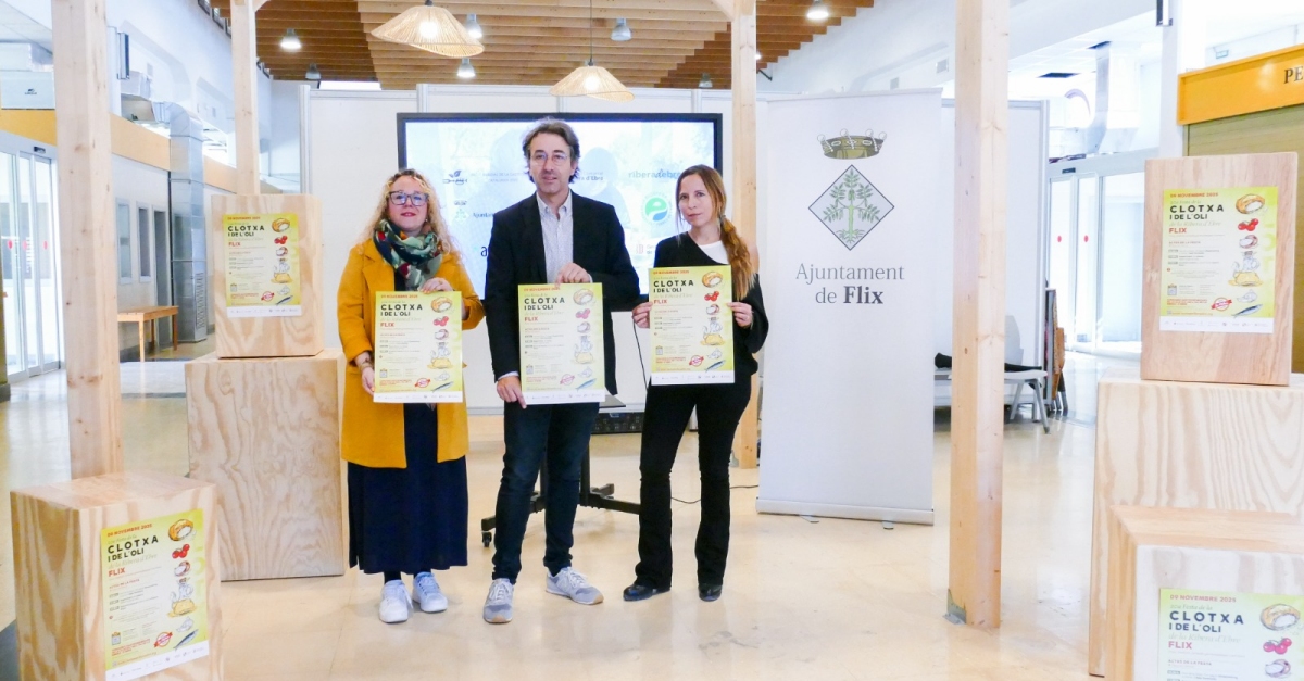 Flix acollir la 20a Festa de la Clotxa i de l’Oli de la Ribera d’Ebre el 9 de novembre