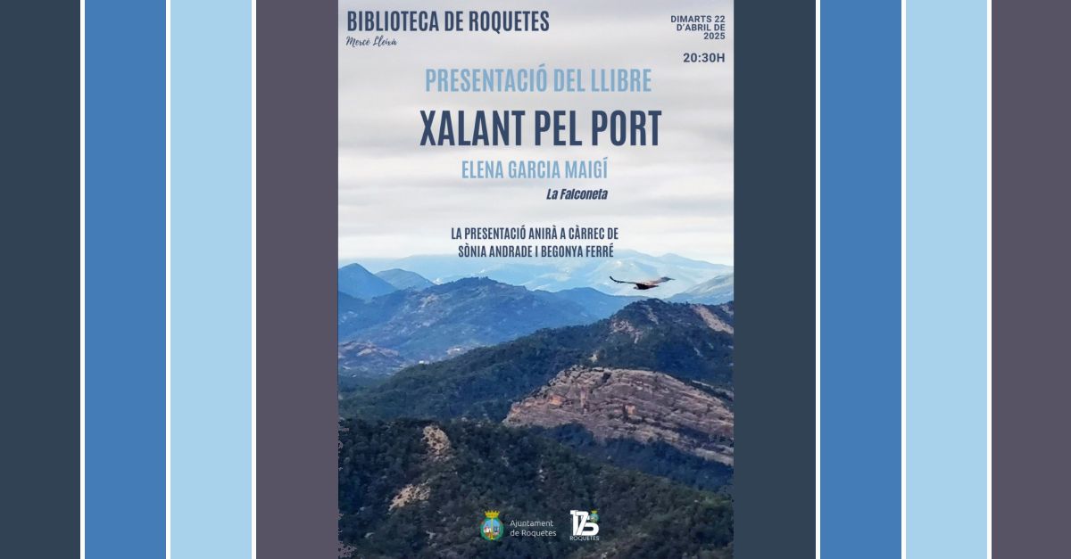Presentaci del llibre Xalant pel Port dElena Garcia Maig