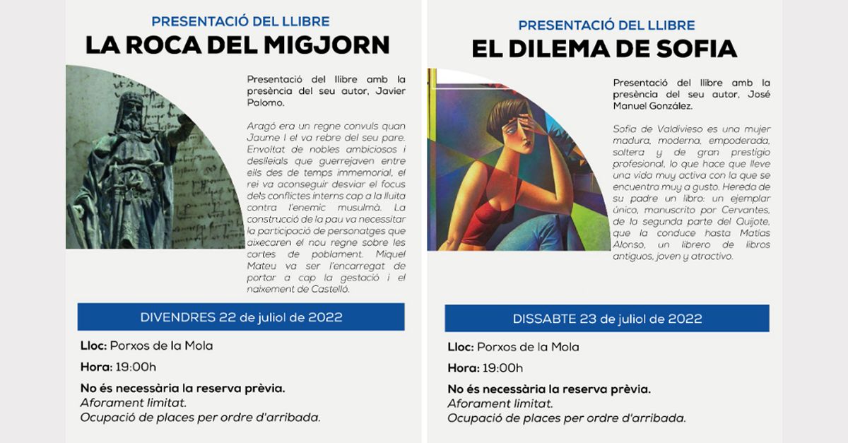 Què fer entre el dijous 21 i el dimecres 27 de juliol a l’Alt Maestrat? | EbreActiu.cat, revista digital d’oci actiu | Terres de l’Ebre ... Què fer entre el dijous 21 i el dimecres 27 de juliol a l’Alt Maestrat? | EbreActiu.cat, revista digital d’oci actiu | Terres de l’Ebre ...