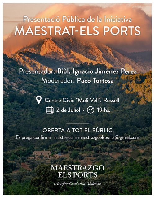 Presentaci� p�blica de la iniciativa Maestrat-Els Ports