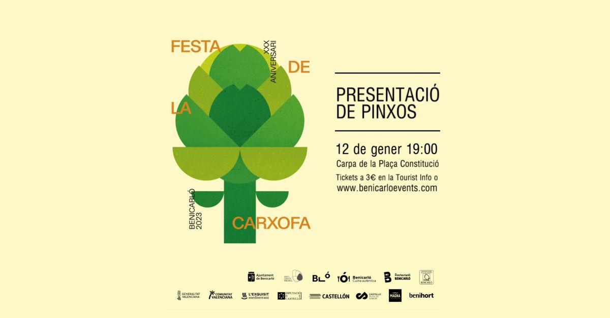 Festa de la Carxofa de Benicarl�: presentaci�n de pinchos