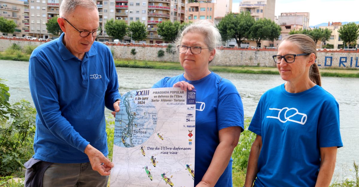 La Plataforma en Defensa de lEbre tornar a denunciar la manca de sediments i el poc cabal del riu en la 23a piraguada
