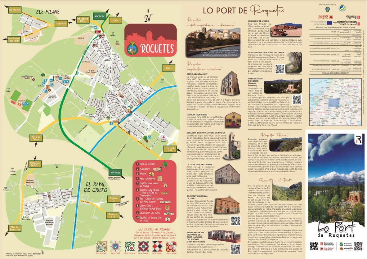 Roquetes presenta el nou pl�nol tur�stic del municipi �Lo Port� | EbreActiu.cat, revista digital d&rsquo;oci actiu | Terres de l&rsquo;Ebre ...