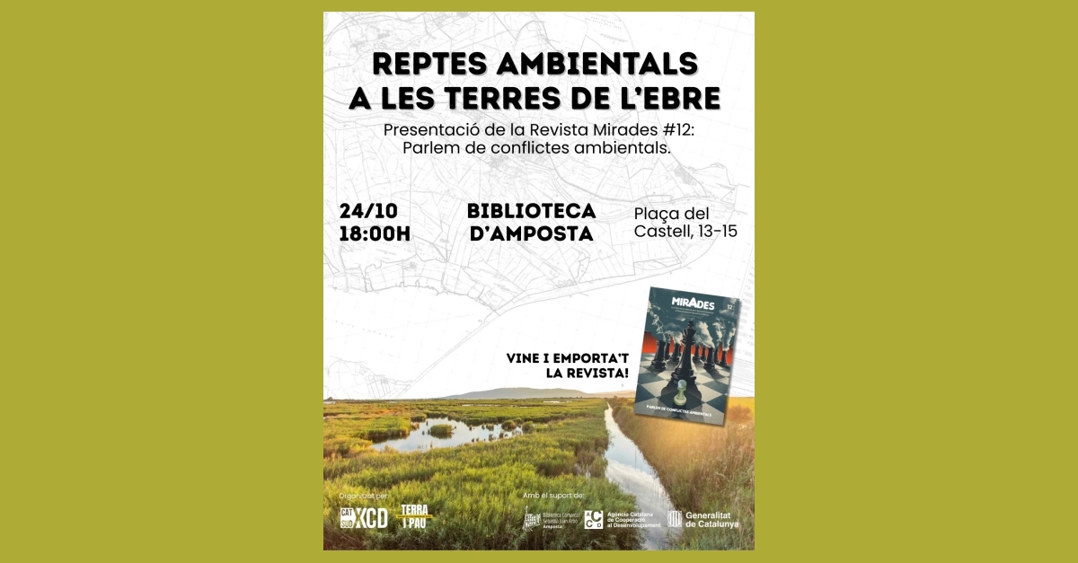 Presentacin de la Revista Mirades nm. 12: Parlem de conflictes ambientals