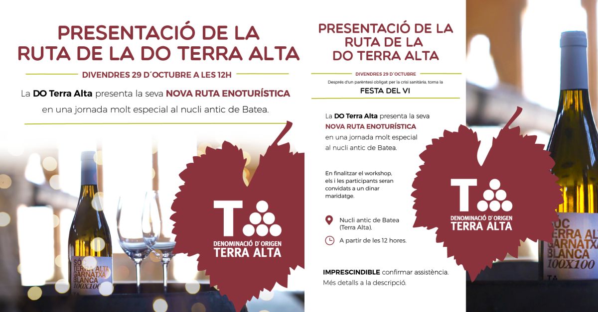 Presentaci� de la Ruta de la DO Terra Alta