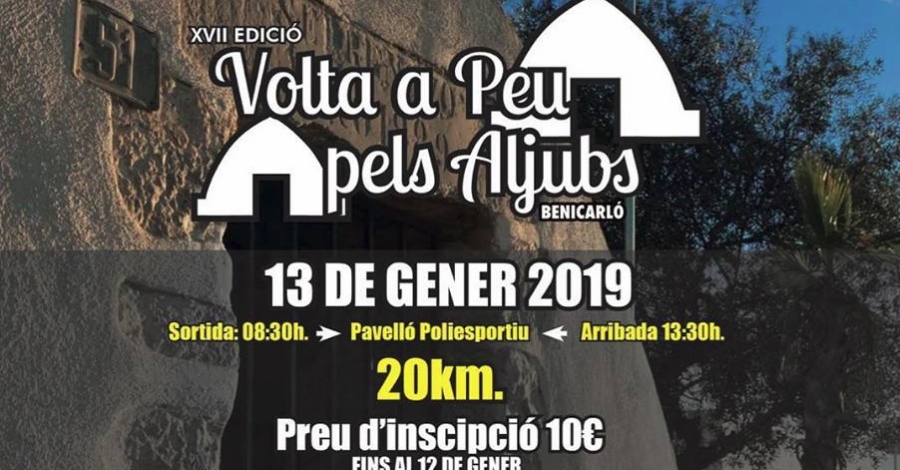 La XVII Volta a Peu pels Aljubs inicia la marxa cap a la Festa de la Carxofa de Benicarl