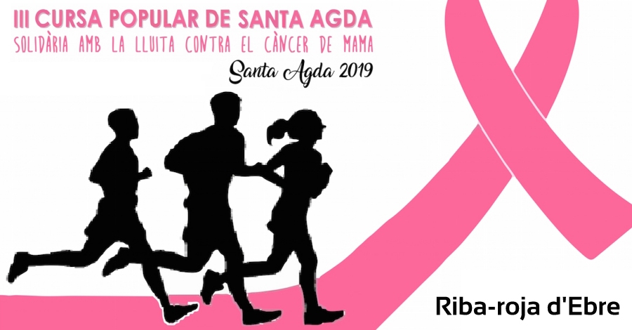 Tercera edici de la Cursa de la Dona contra el cncer a Riba-roja