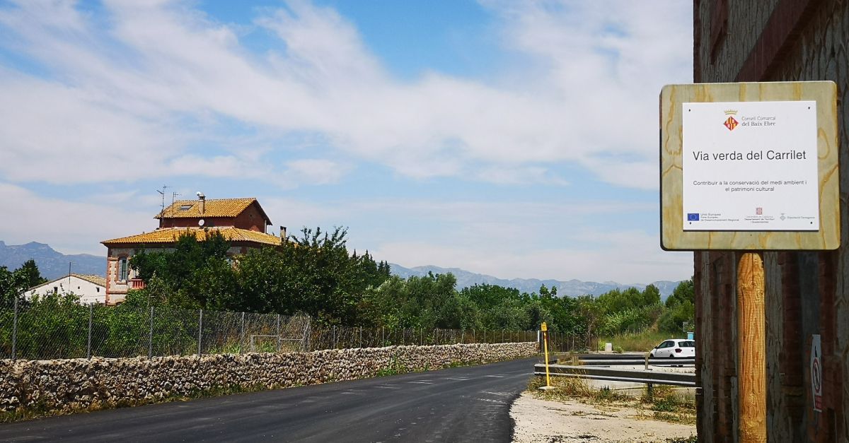 El primer tram de la Via Verda del Carrilet de la Cava deixar de ser compartit en vehicles