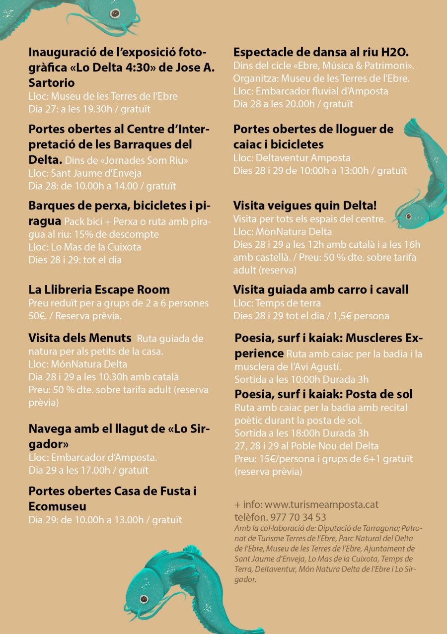 Cap de setmana del Turisme a Amposta Cap de setmana del Turisme a Amposta