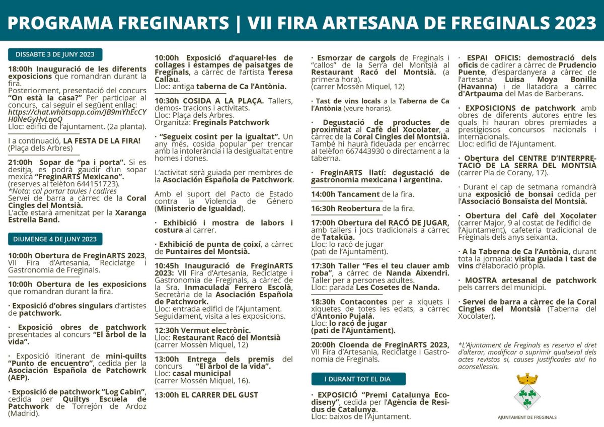 Freginarts Fira Artesana Freginarts Fira Artesana