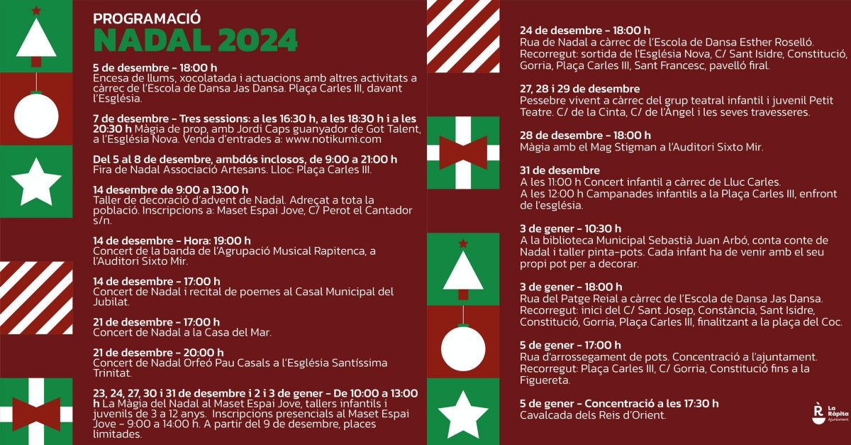 Agenda nadalenca de la R�pita