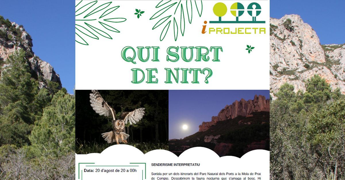 Activitat d�educaci� ambiental: Qui surt de nit? (senderisme interpretatiu)