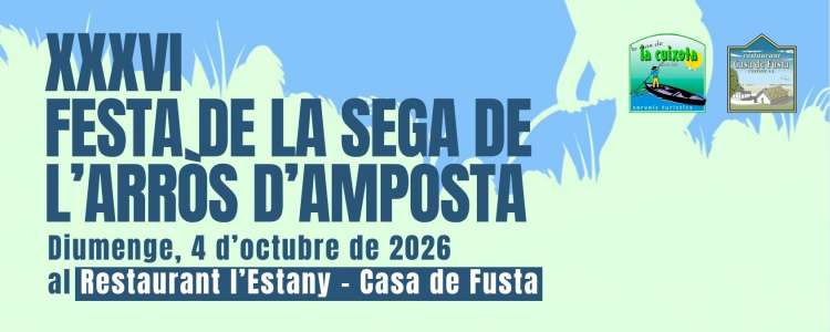 Restaurant l�Estany -Casa de Fusta. Festa de la sega de l�arr�s. Diumenge, 4 d�octubre