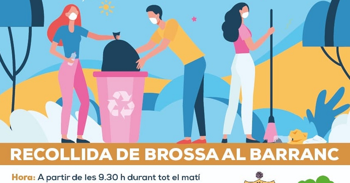 Recogida de desechos en el Barranco de M�ra la Nova