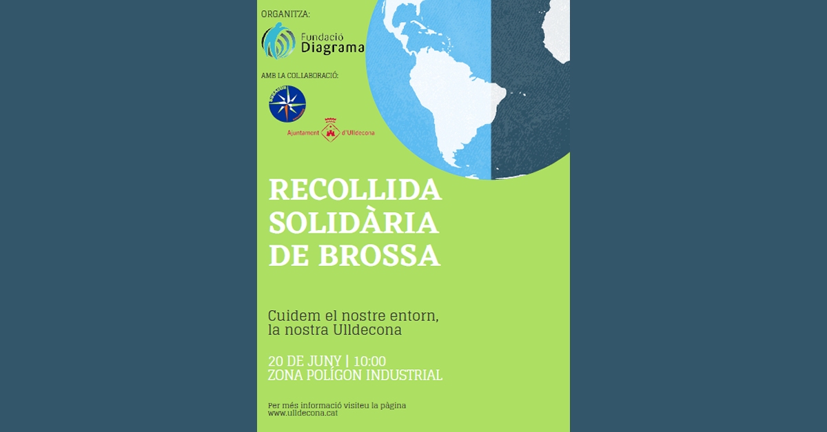 Recogida solidaria de basura en la zona del pol�gono industrial de Ulldecona