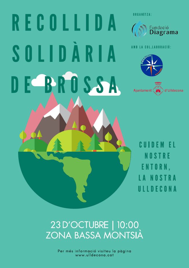 Recollida solid�ria de brossa a la zona de la bassa Montsi�