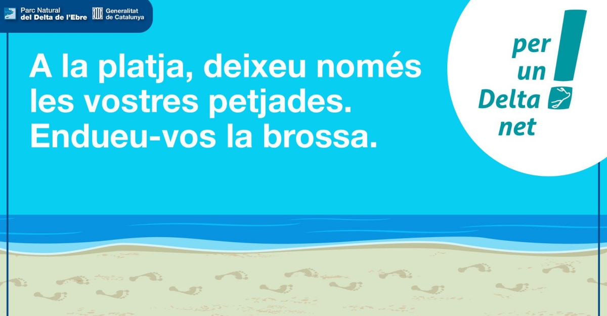 A la platja, deixeu noms les vostres petjades