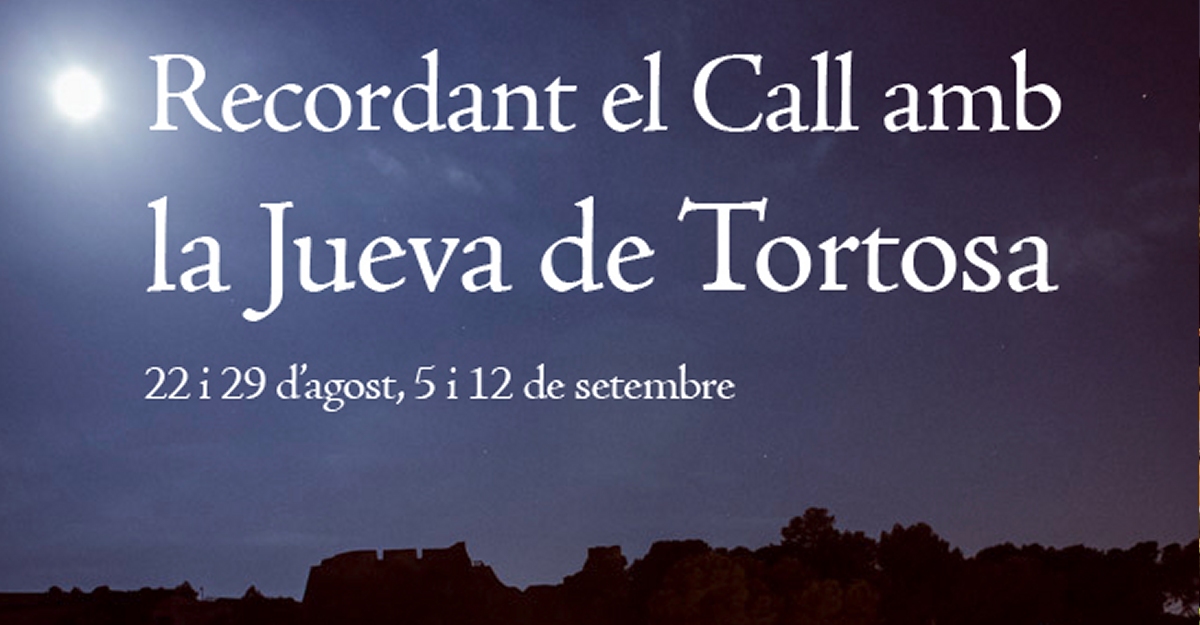 Recordando la juder�a con la Jueva de Tortosa