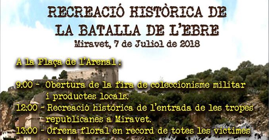 Recreaci�n hist�rica de la Batalla del Ebro
