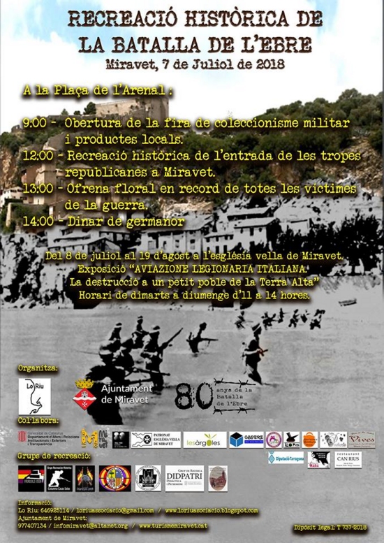 Recreació històrica de la Batalla de l’Ebre Recreació històrica de la Batalla de l’Ebre