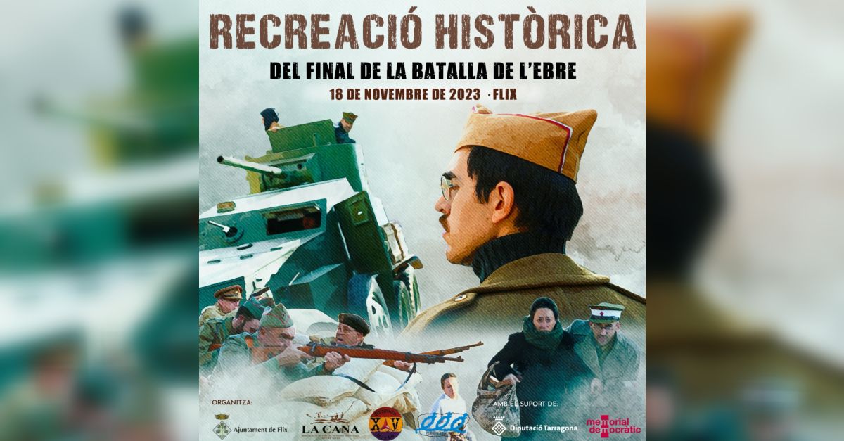Recreaci� hist�rica del final de la Batalla de l�Ebre