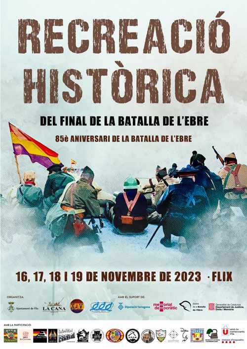 Recreaci� hist�rica del final de la Batalla de l�Ebre