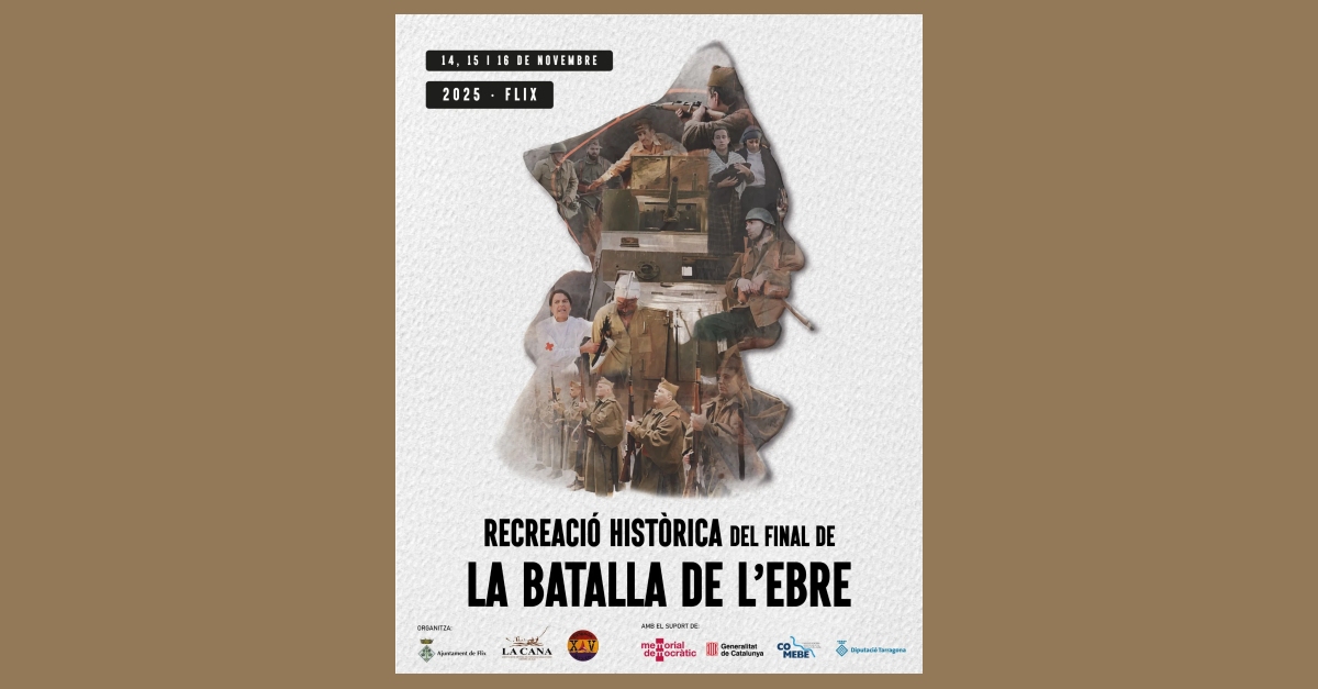 Recreaci�n historia del final de la Batalla del Ebro