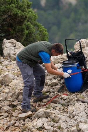 El Parc Natural dels Ports instal�la dos punts d&rsquo;alimentaci� suplement�ria per a trencalossos | EbreActiu.cat, revista digital d&rsquo;oci actiu | Terres de l&rsquo;Ebre ...