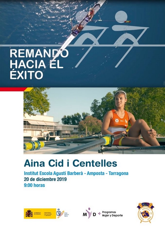Conferència: Remant cap a l’èxit, a càrrec d’Aina Cid Conferència: Remant cap a l’èxit, a càrrec d’Aina Cid