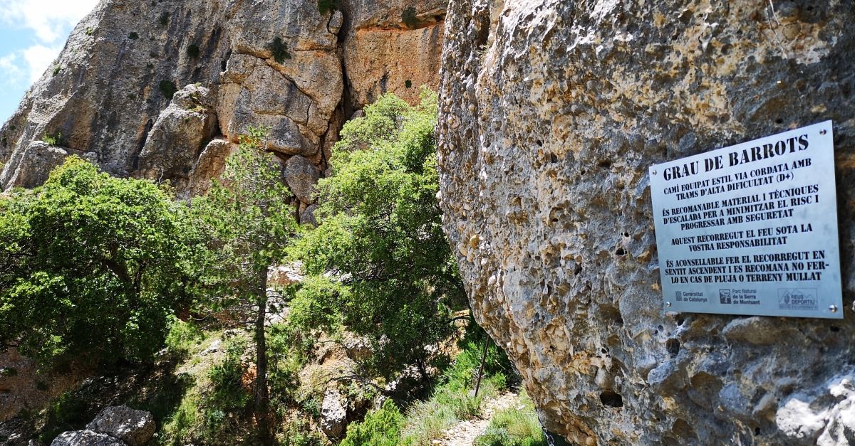Finalitza la remodelaci dels Graus de Barrots, Carresclet i Carbassal, al Parc Natural de Montsant