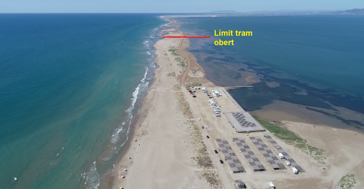 Reobertura d’un nou tram de la barra del Trabucador aquest cap de setmana