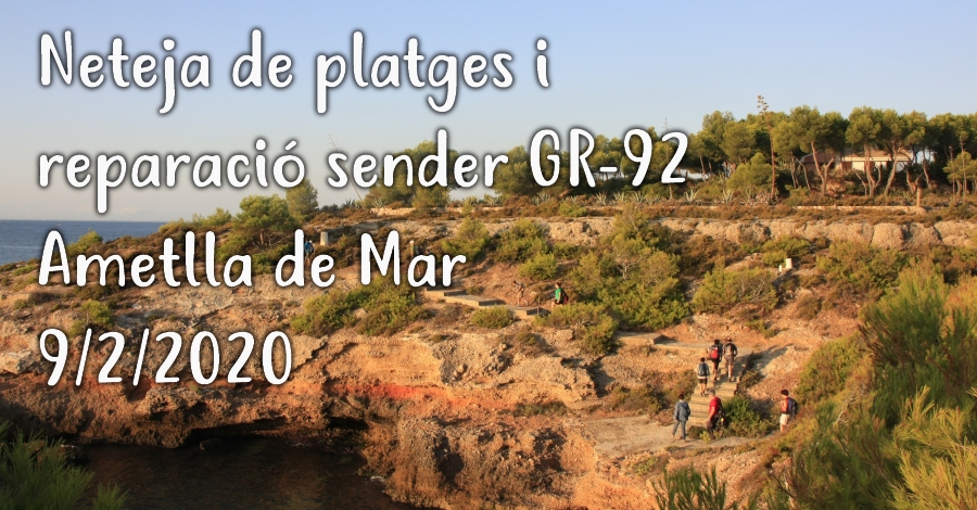 Reparaci�n sendero GR-92 Ametlla de Mar