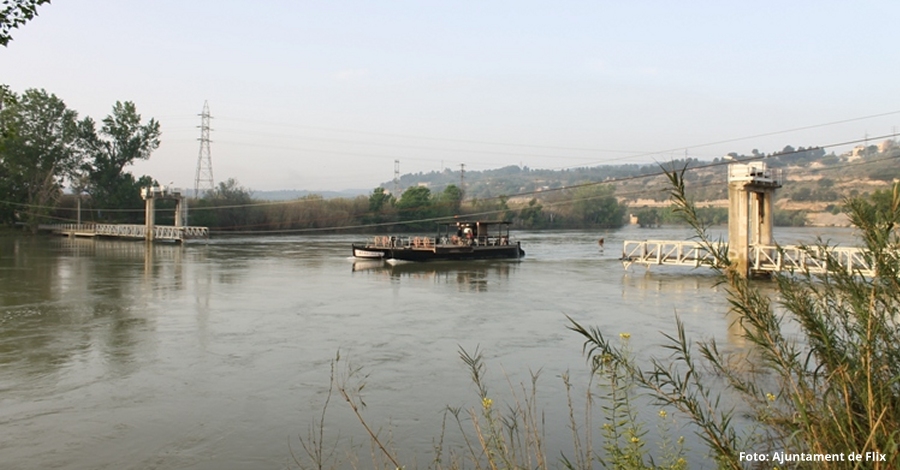 Restablert el servei de pas de barca de Flix | EbreActiu.cat, revista digital d’oci actiu | Terres de l’Ebre ...