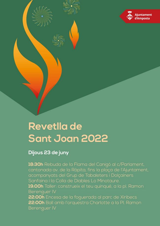 Revetlla de Sant Joan Amposta 2022 Revetlla de Sant Joan Amposta 2022