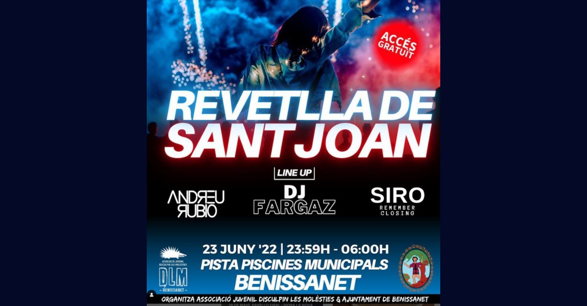 Revetlla de Sant Joan a Benissanet Revetlla de Sant Joan a Benissanet