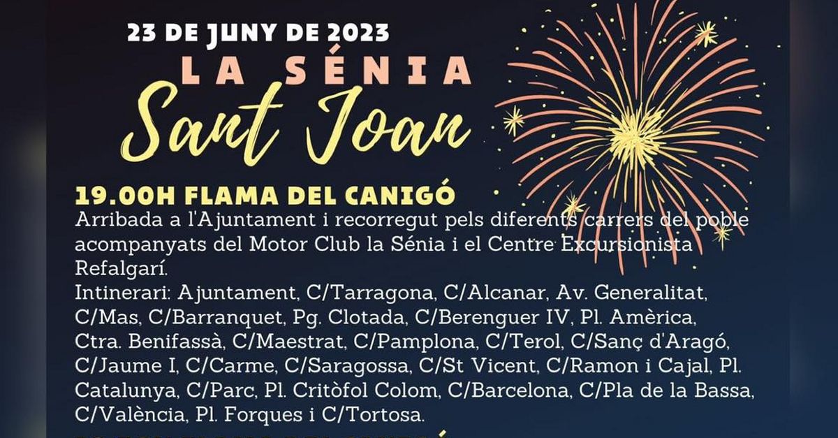 Revetlla de Sant Joan a la S�nia
