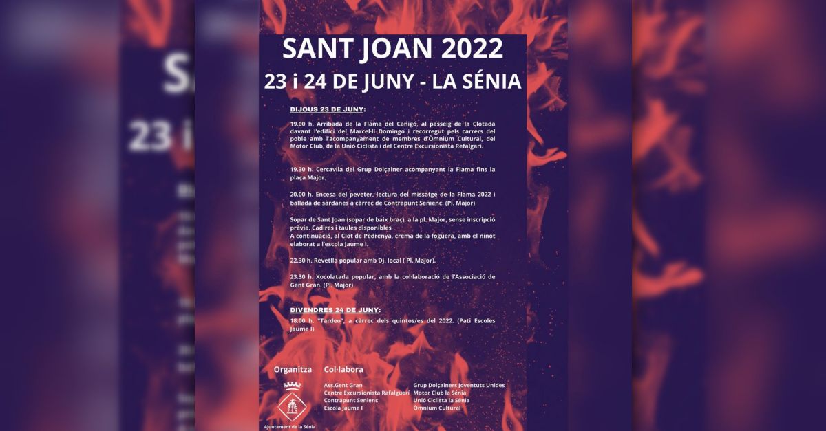 Revetlla de Sant Joan La S�nia 2022
