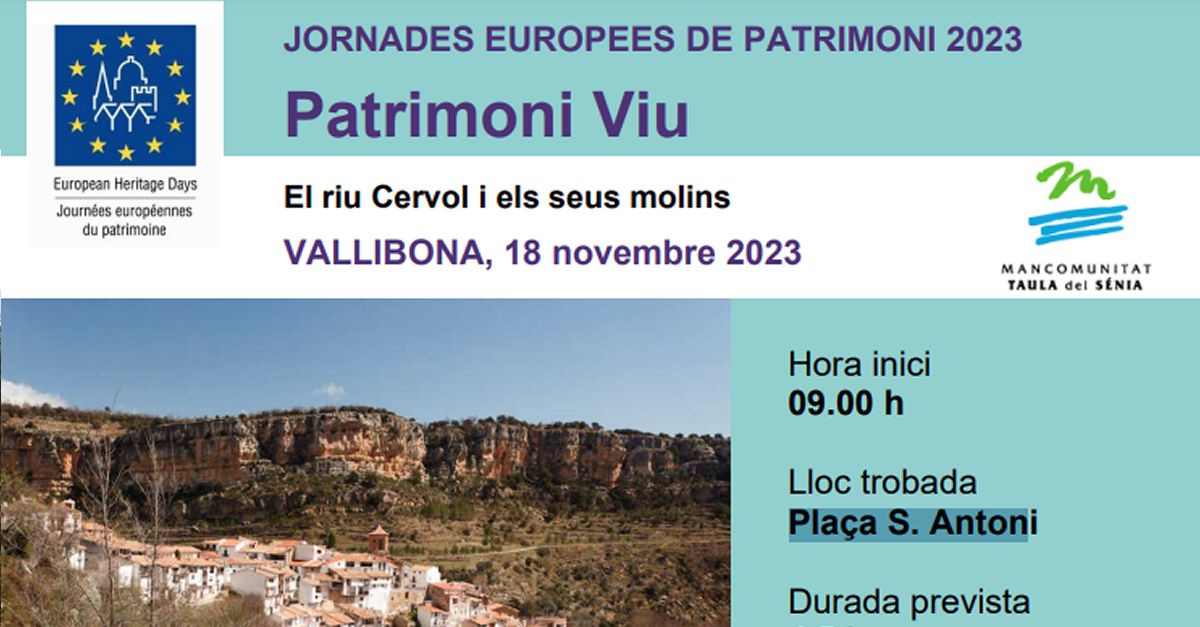 JEP2023 El r�o Cervol y sus molinos