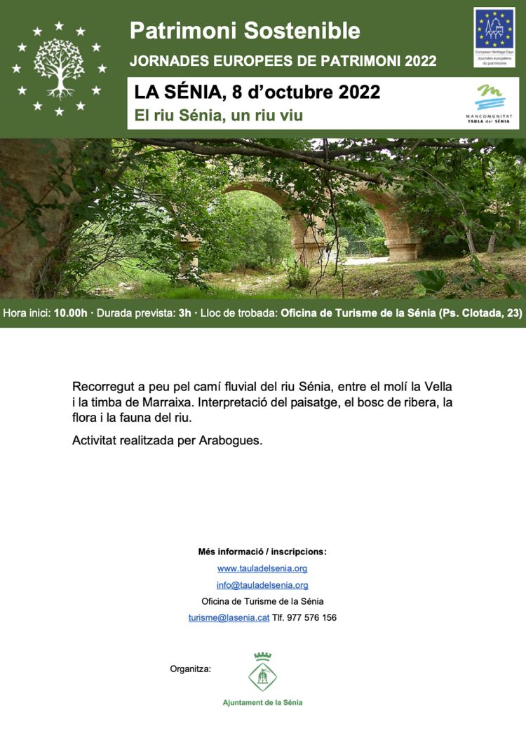 JEP2022 - El riu Sénia, un riu viu JEP2022 - El riu Sénia, un riu viu