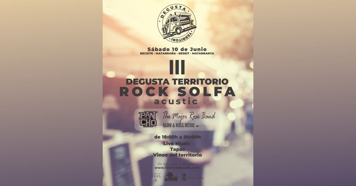 II Degusta territori Rock Solfa ac�stic