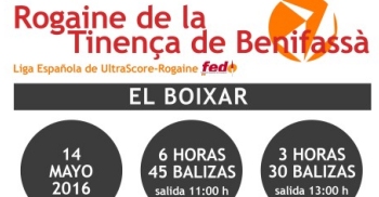 Rogaine de la Tinen�a de Benifass�