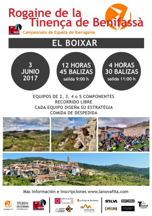 Rogaine de la Tinença de Benifassà. Campionat d’Espanya d’Iberogaine Rogaine de la Tinença de Benifassà. Campionat d’Espanya d’Iberogaine