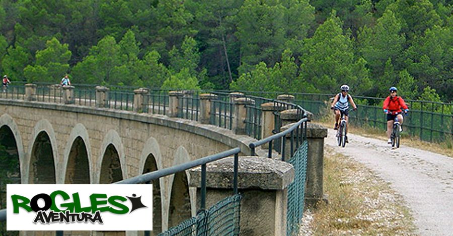 Actividades en el Ebro y V�a Verde con Rogles Aventura