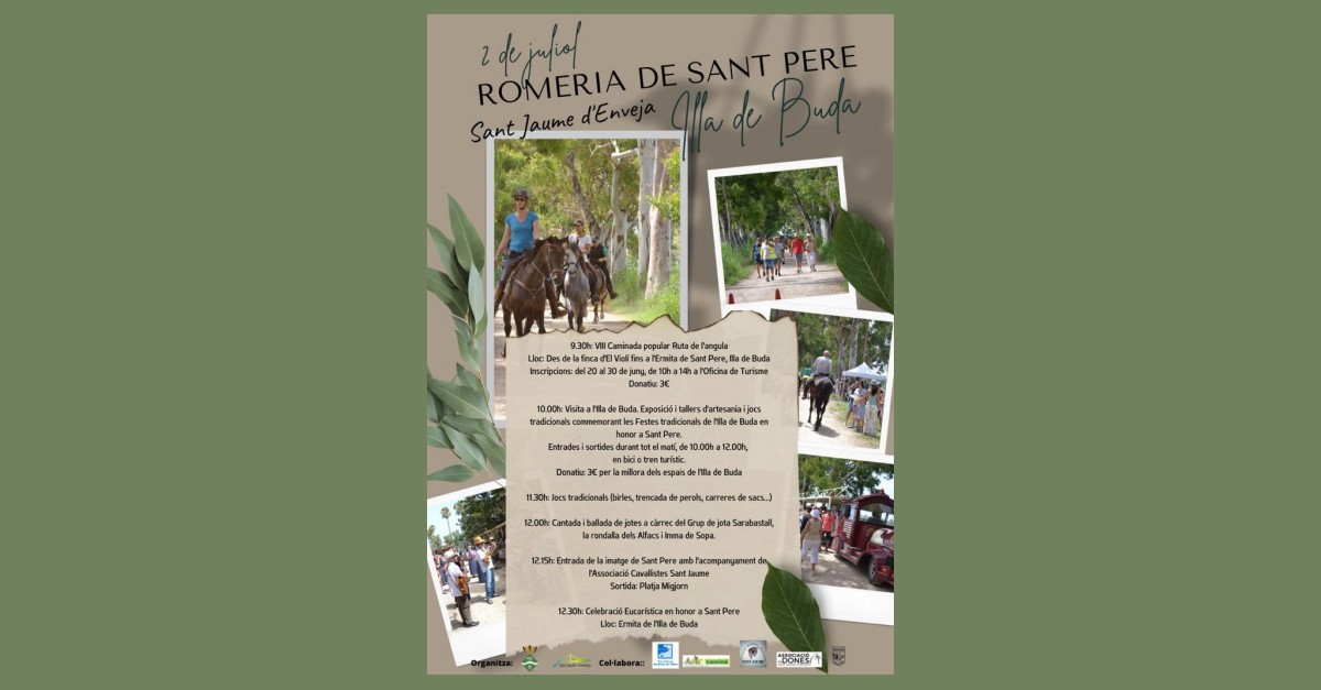 Romeria de Sant Pere a l’illa de Buda Romeria de Sant Pere a l’illa de Buda