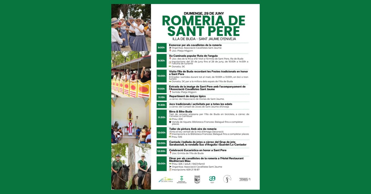 Romeria de Sant Pere a l’illa de Buda Romeria de Sant Pere a l’illa de Buda