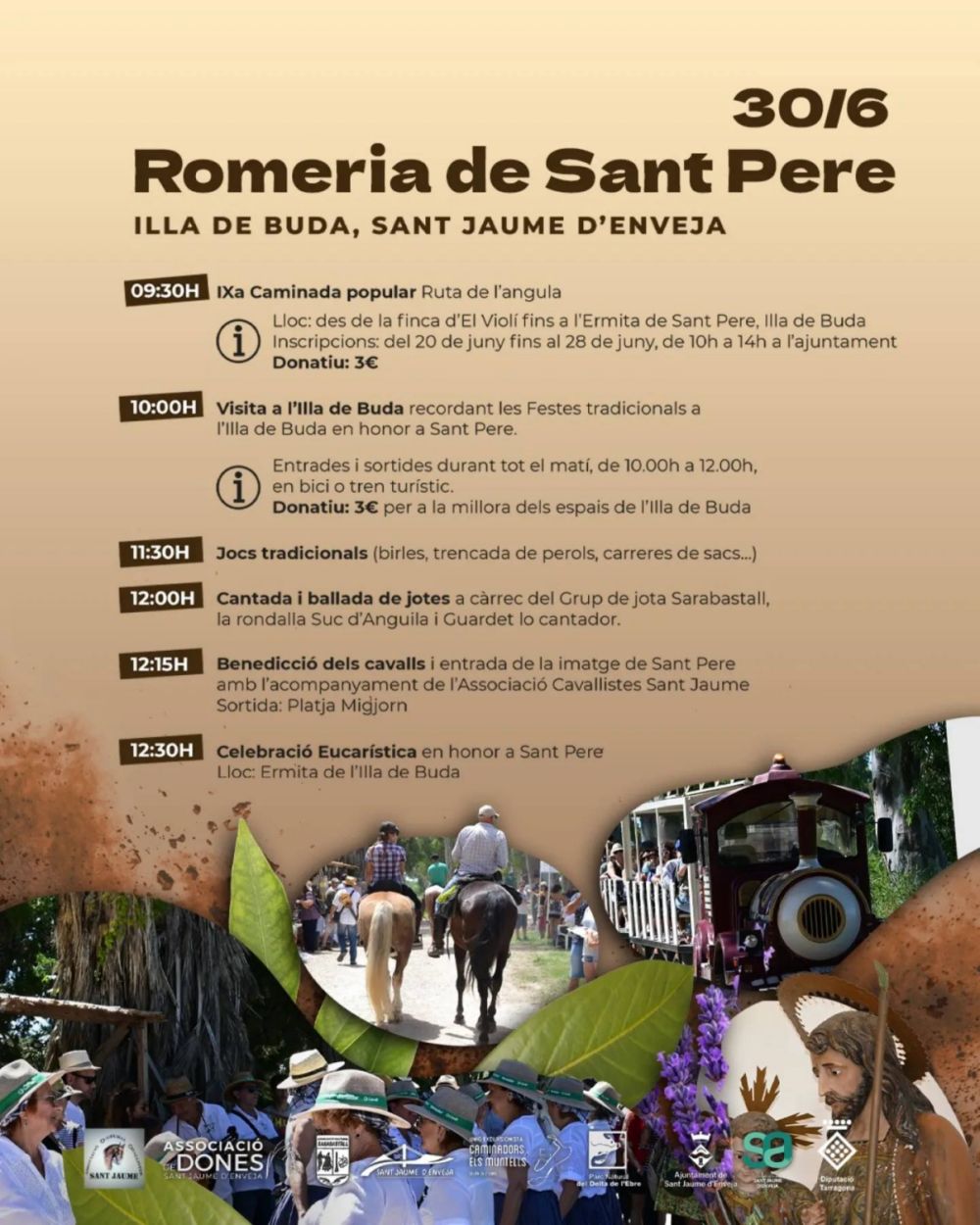 Romeria de Sant Pere a l’illa de Buda Romeria de Sant Pere a l’illa de Buda