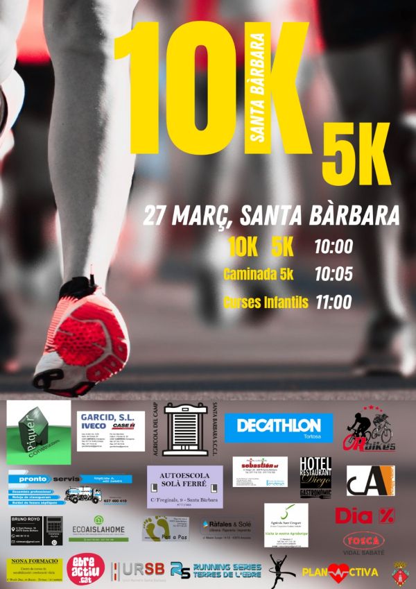 Cursa 10K i 5K Santa Bārbara Cursa 10K i 5K Santa Bārbara