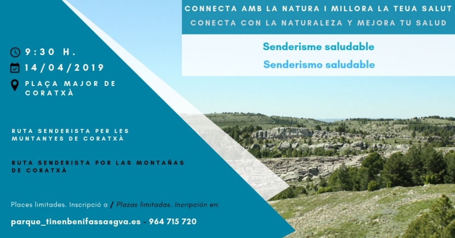 Ruta senderista por las monta�as de Coratx�